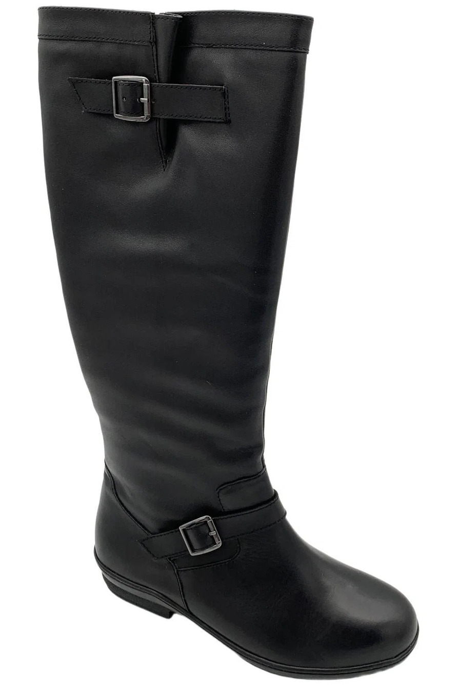 David Tate Women's Della Boots Black - Extra Wide